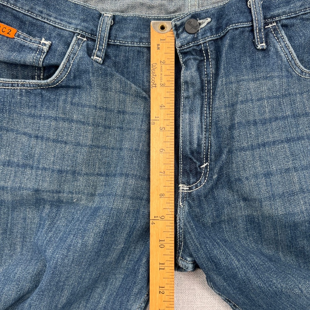 Wrangler 20X FR Bootcut Jeans Men 40x30 (fits 40x29) Blue Western Workwear - Picture 9 of 11